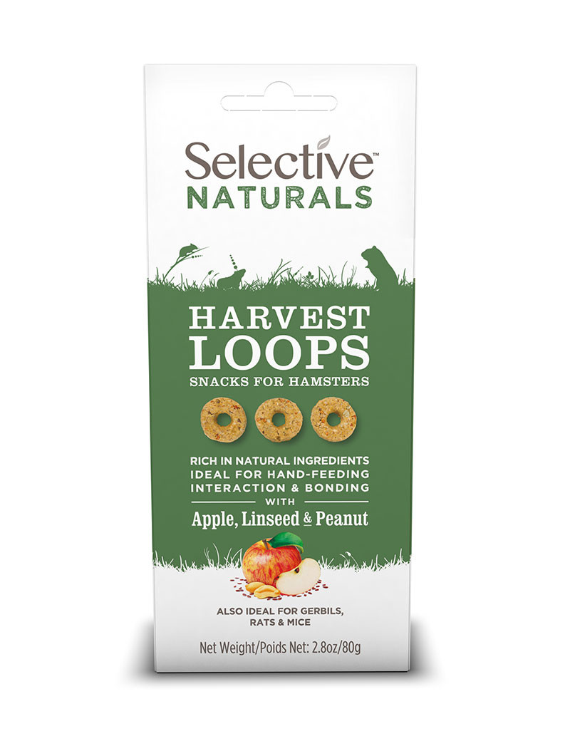 Selective Harvest Loops Godis för gnagare – 80 g