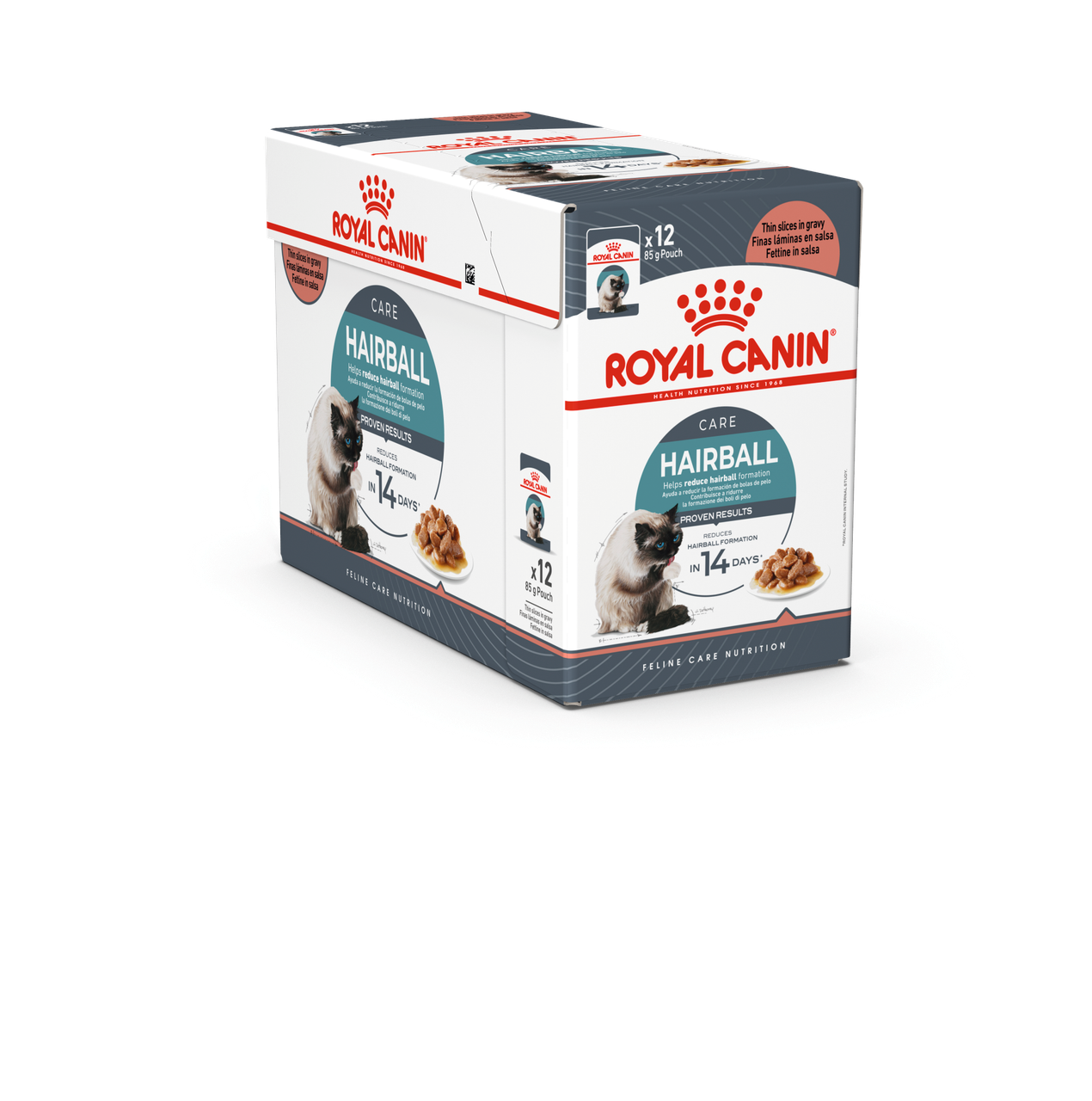 Hairball Care Gravy Adult Våtfoder för Katt - 12 x 85 g