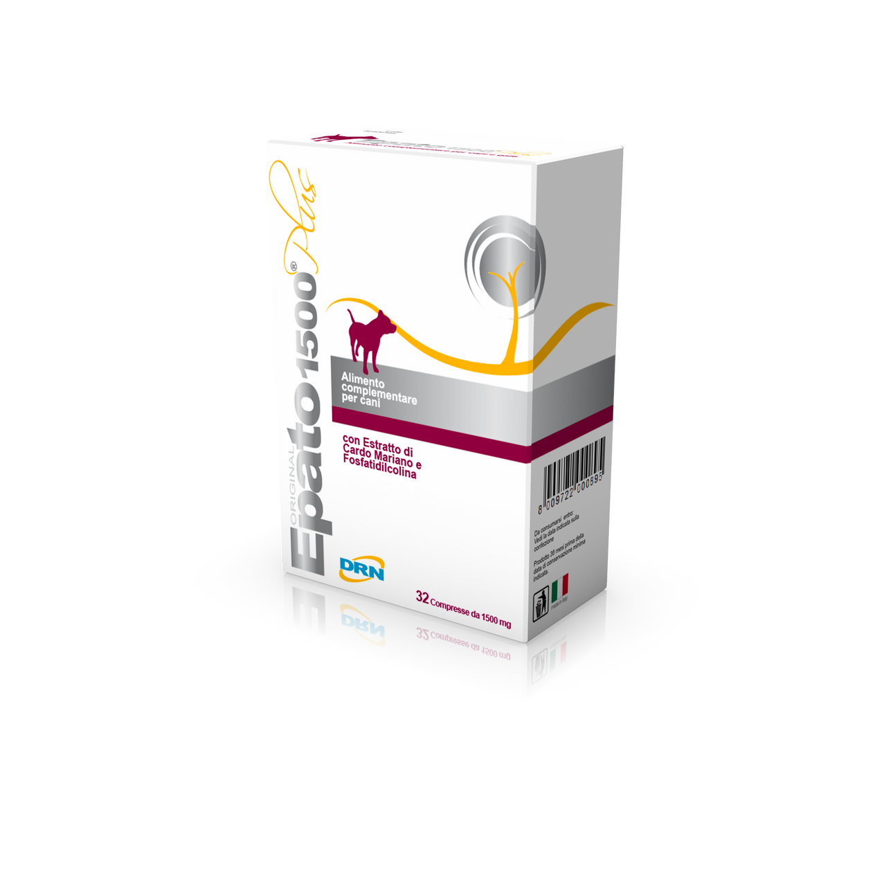 DRN Epato 1500 Plus levertillskott, hund - 32 tabletter