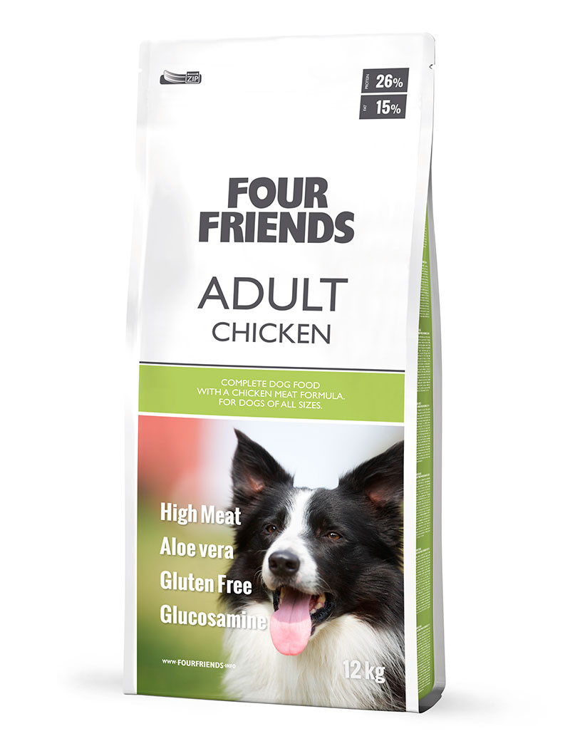 FourFriends Adult Hundfoder – 17 kg