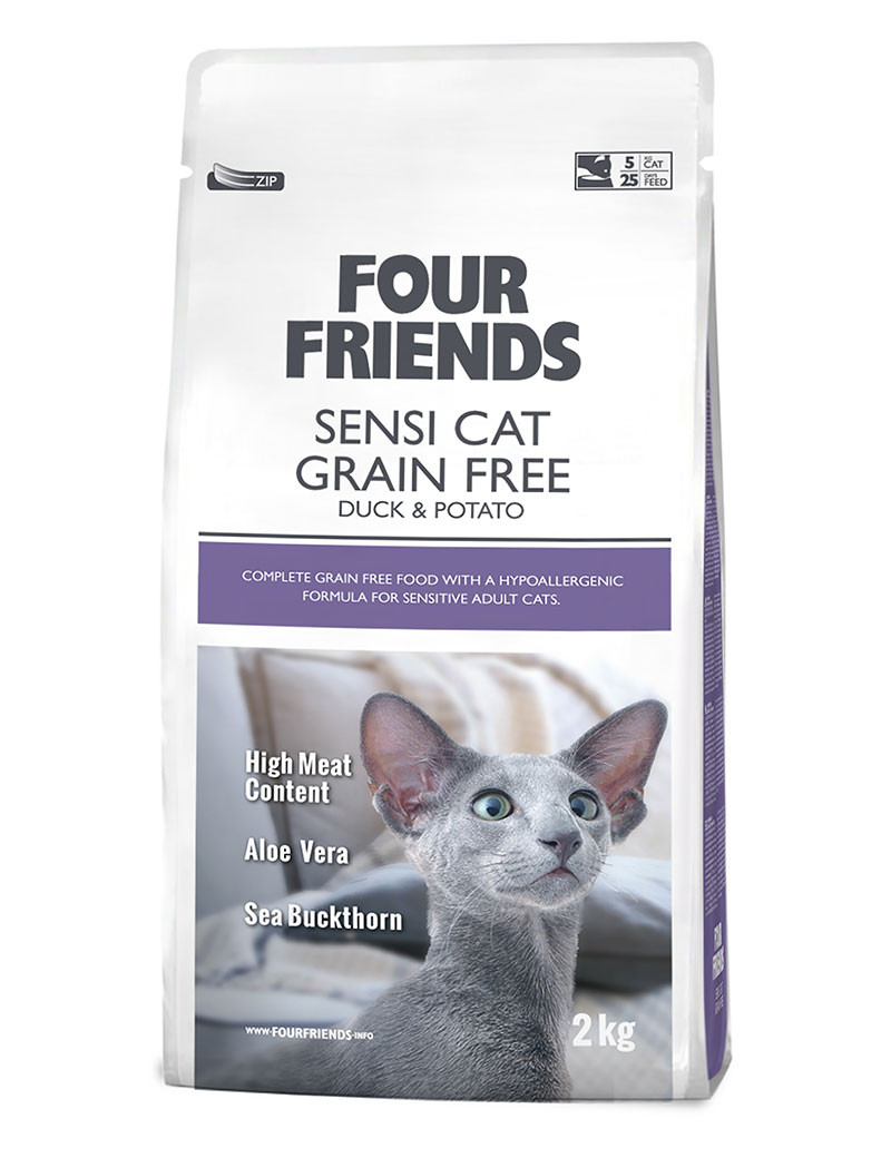 FourFriends Sensi Cat Grain Free kattfoder – 2 kg