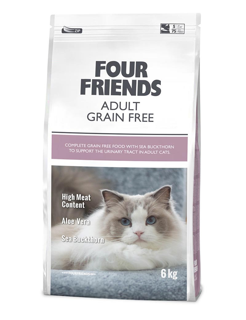 FourFriends Adult Grain Free kattfoder – 6 kg