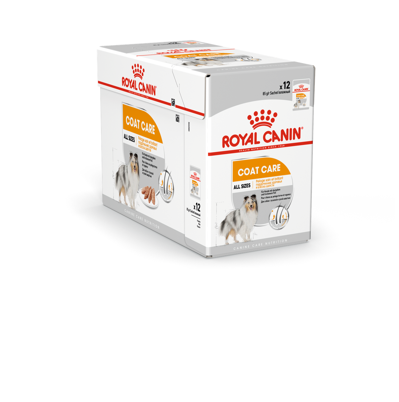 Coat Care Adult V&aring;tfoder f&ouml;r hund - 12 x 85 g