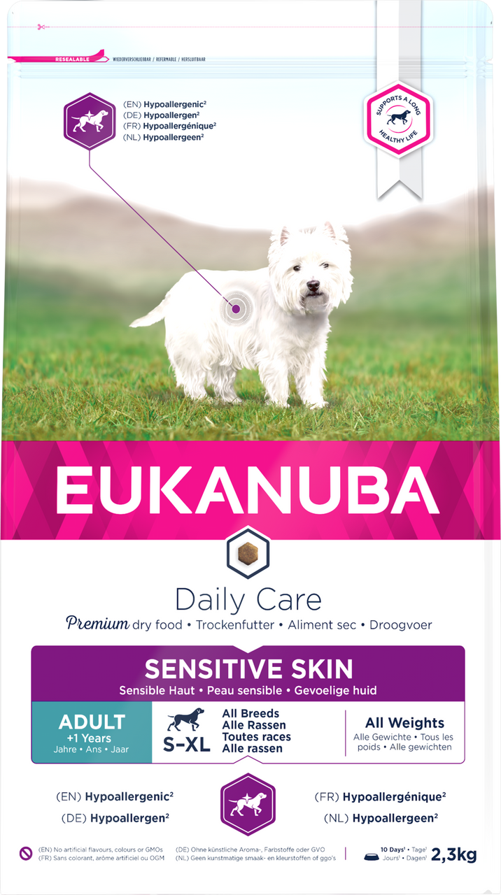 Eukanuba Daily Care Adult Sensitive Skin - 12 kg
