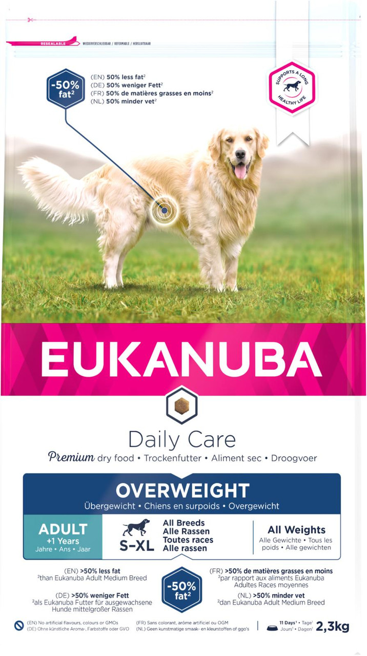Dog Daily Care Overweight - 2,3 kg