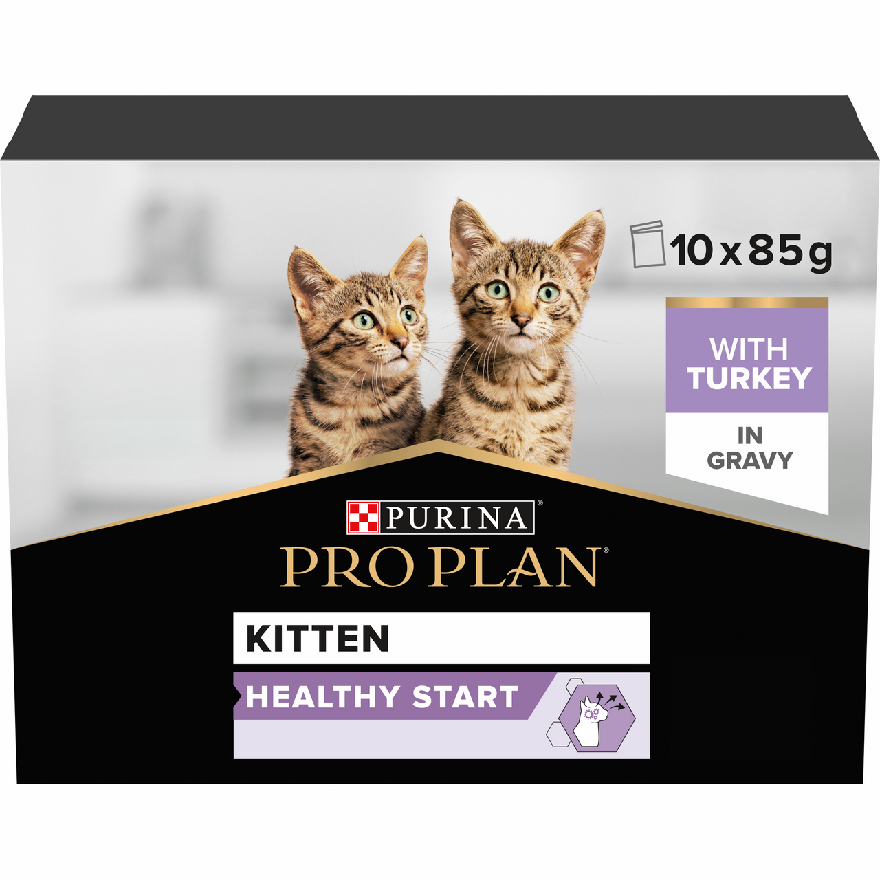 Kitten Healthy Start med Kalkon - 10 x 85 g