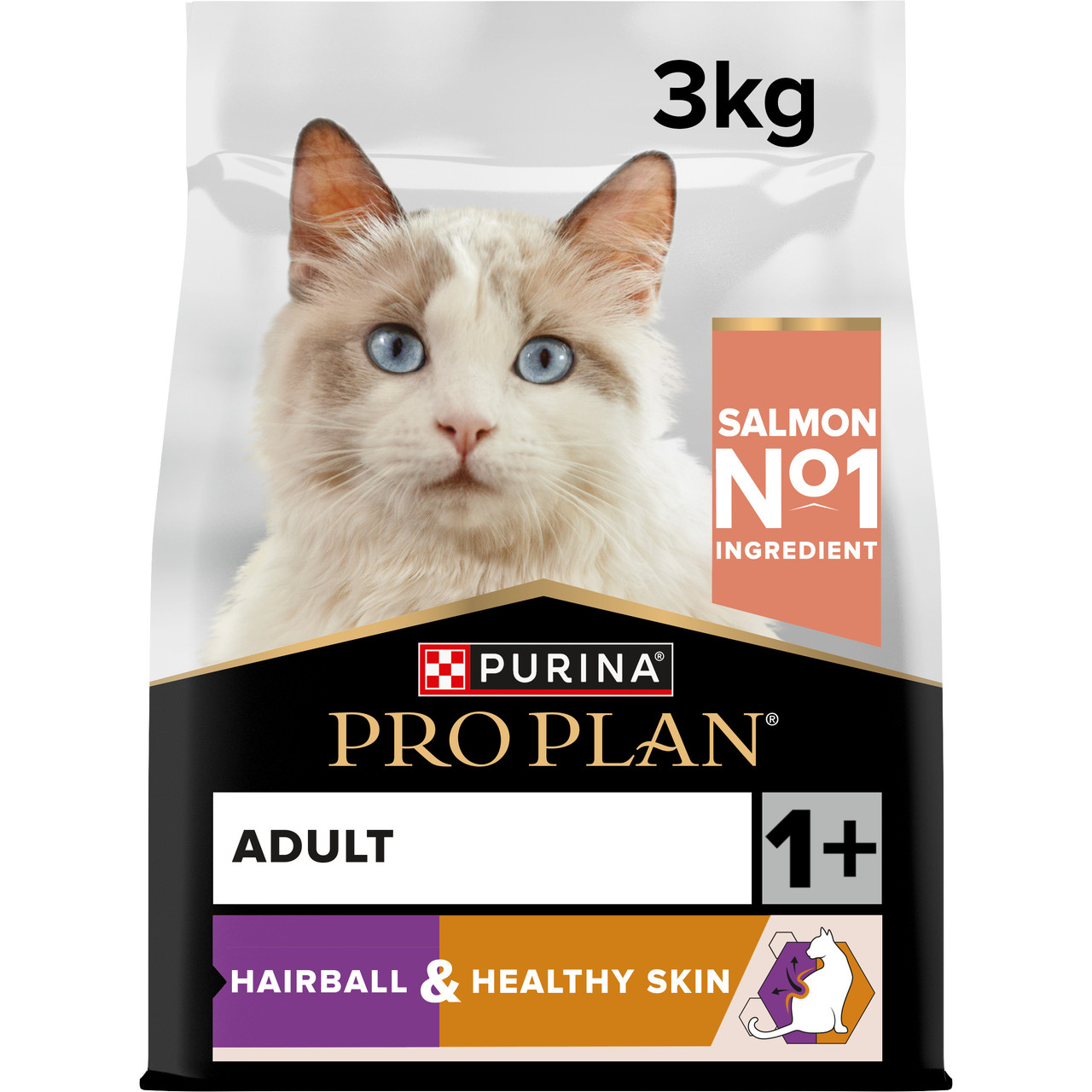 PURINA PRO PLAN Hairball Care Salmon - 3 kg