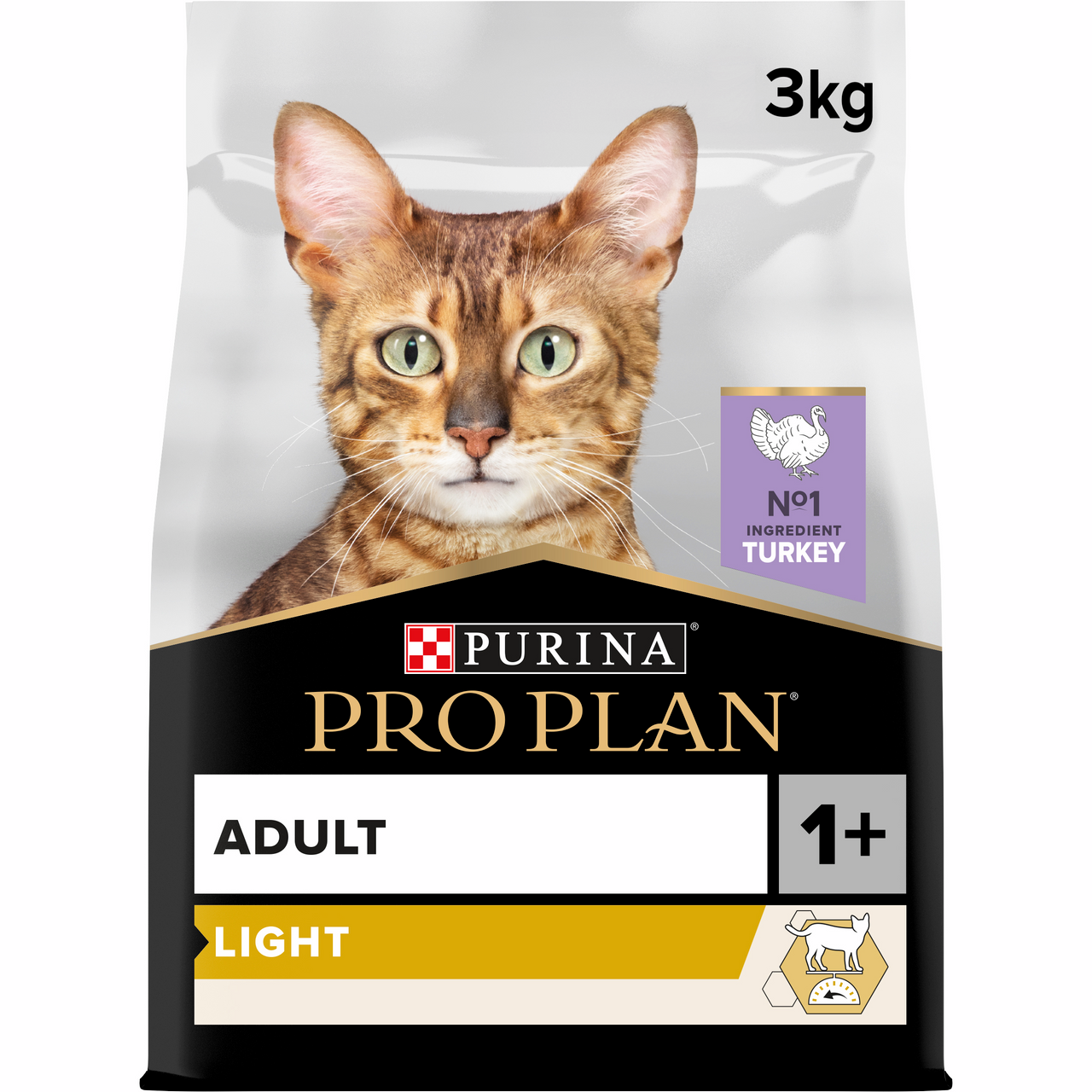 Cat Light Viktreducerande Torrfoder med Kalkon f&ouml;r Katt - 3 kg