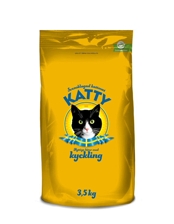 Katty Kyckling Torrfoder för katt – 12 kg