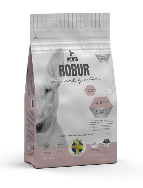 Bozita Robur Sensitive Single Protein Salmon – 3 kg