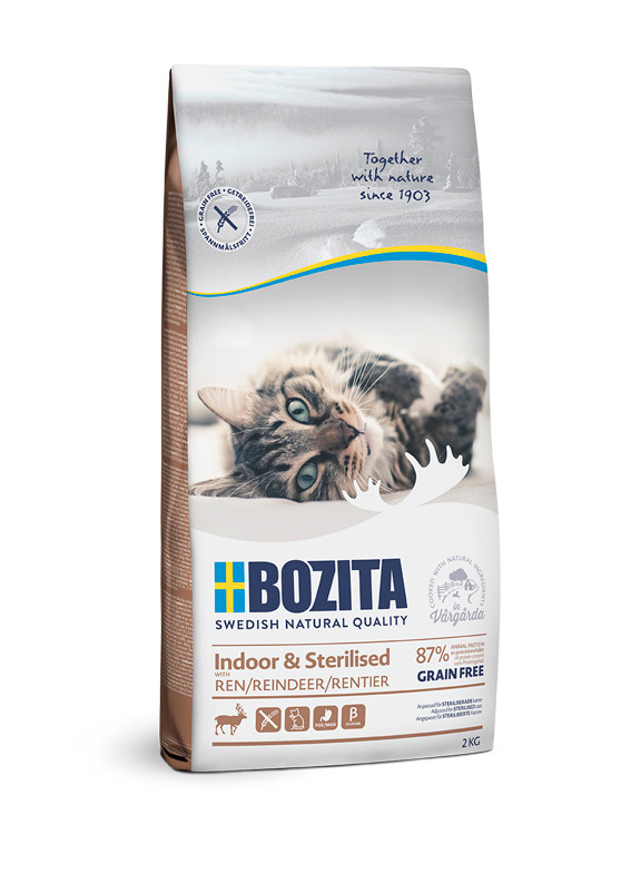 Indoor & Sterilised Grain Free Kattfoder - 2 kg