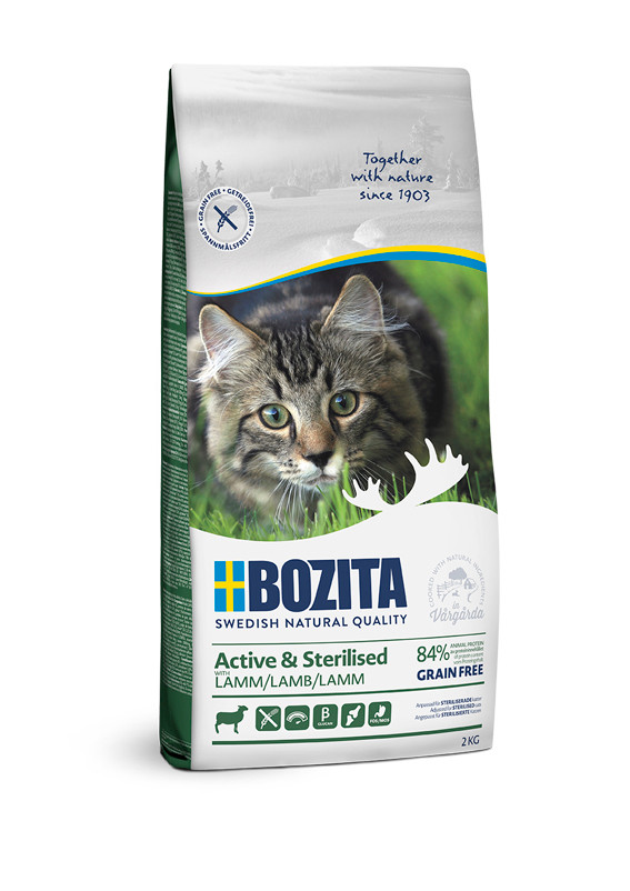 Active & Sterilized Lamb Grain Free Kattfoder - 2 kg