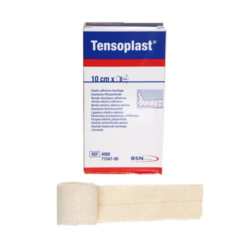 Tensoplast Elastisk Plåsterbinda - 10 cm x 4,5 m | Djurtyp - Häst - Hästapotek - Sårvård - Bandage | DogStyle
