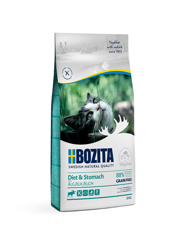 Diet & Stomach Grain Free Elk Kattfoder - 10 kg