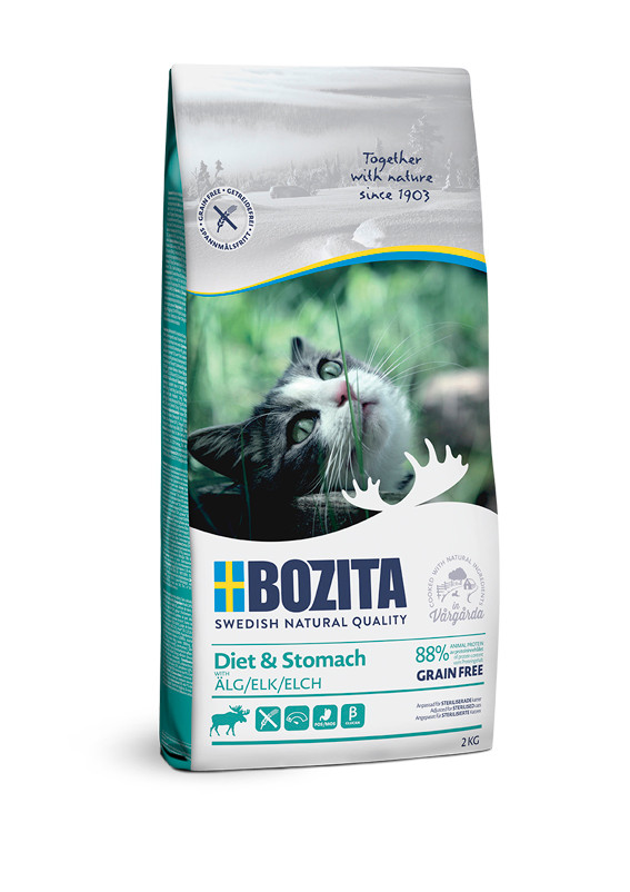 Diet & Stomach Grain Free Elk Kattfoder - 2 kg