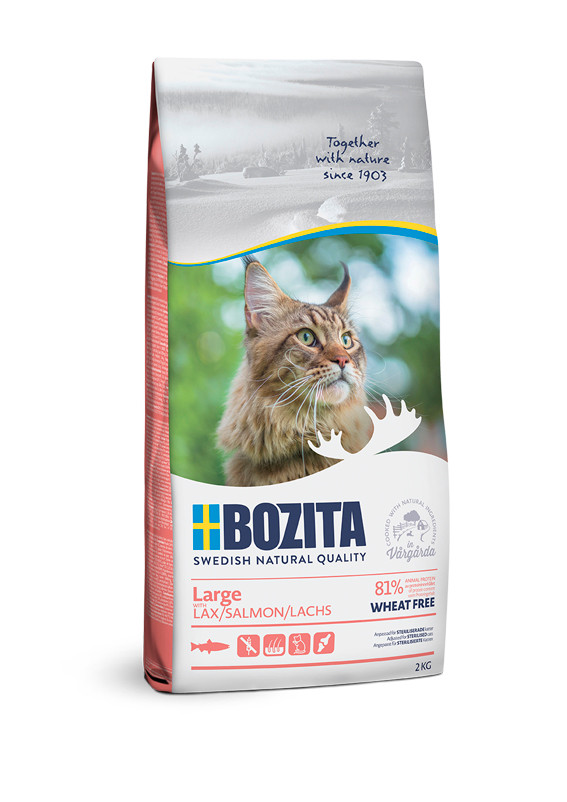 Bozita Large Cat Wheat Free Salmon – 10 kg