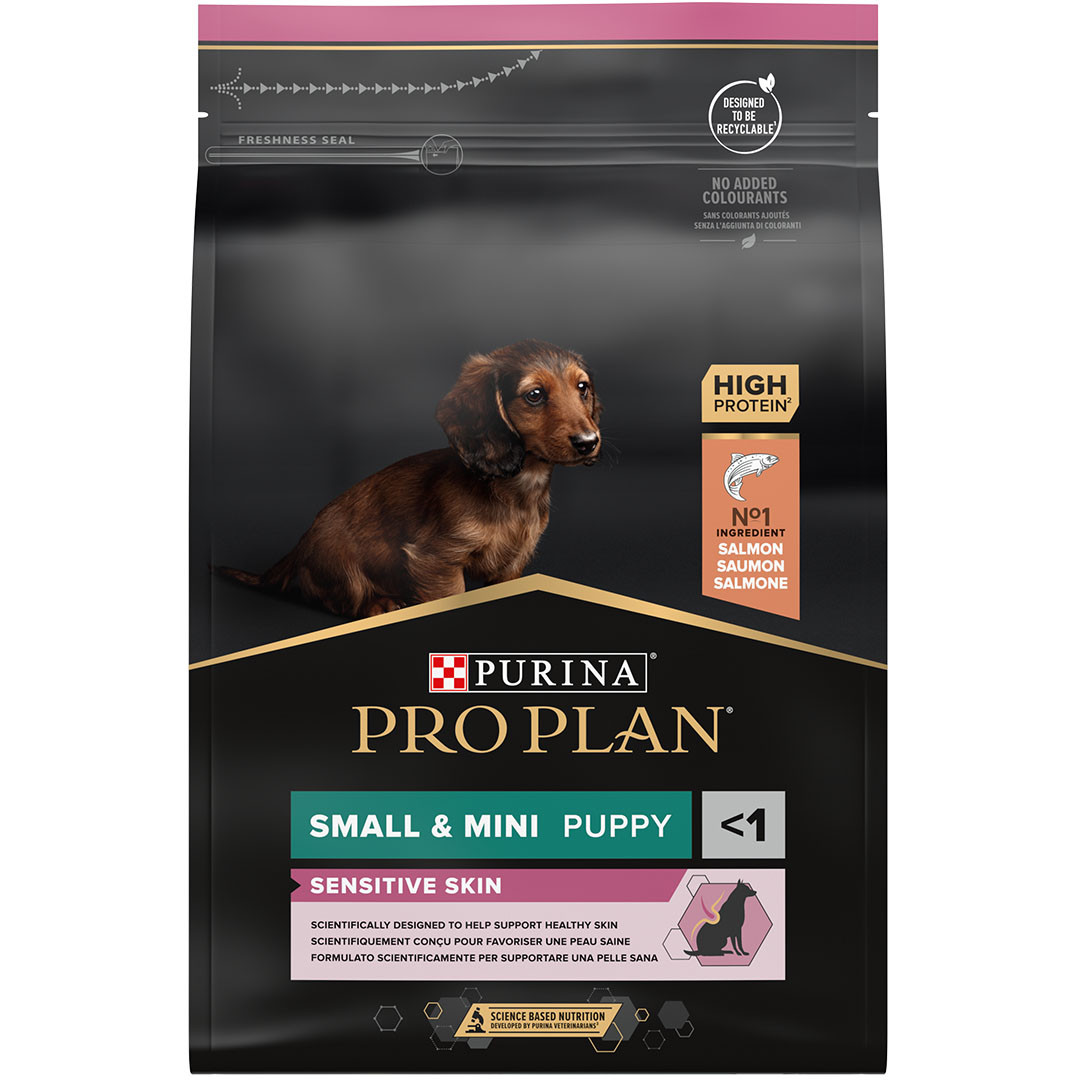 Small & Mini Puppy Sensitive Skin Salmon – 3 kg