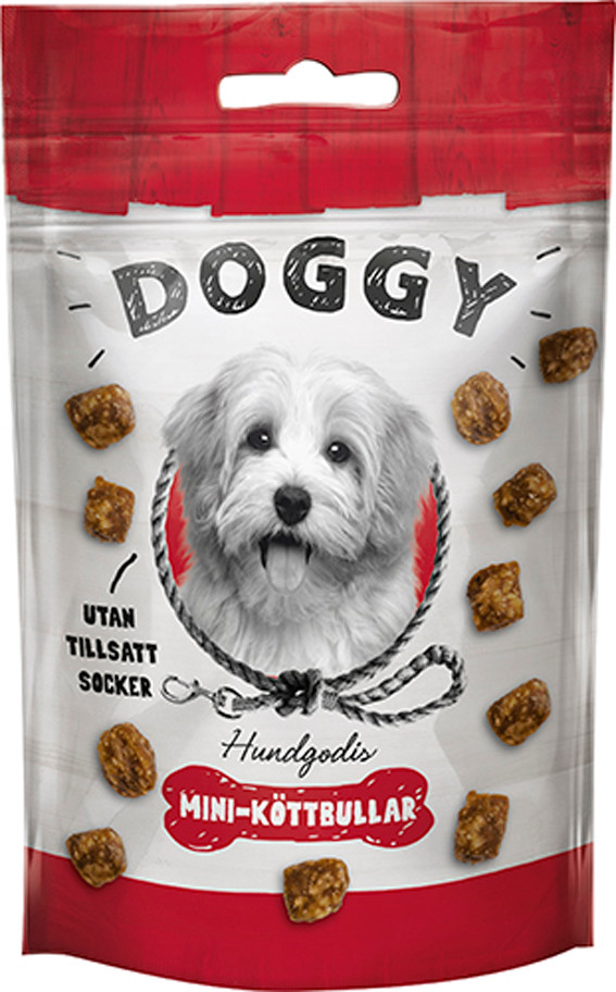 Doggy Miniköttbullar Hundgodis – 50 g