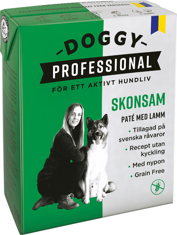 Professional Skonsam Paté med lamm för hund – 16 st x 370 g