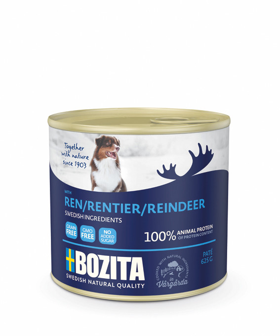 Bozita Ren Paté för hund – 6 st x 625 g