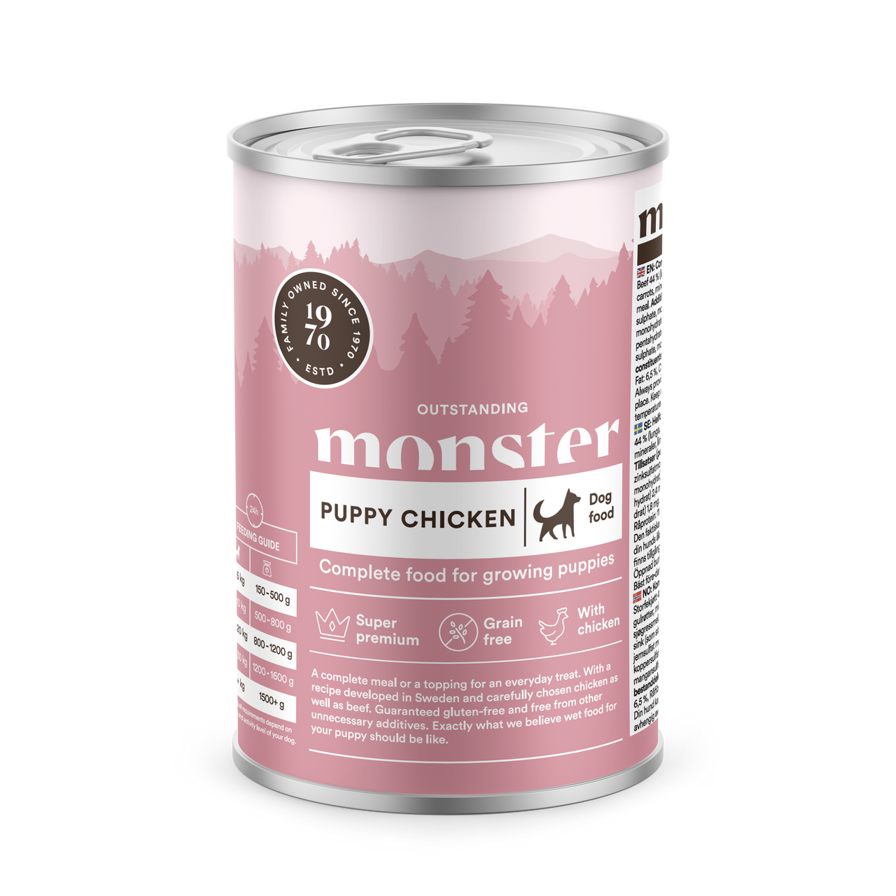 Dog Puppy Chicken Våtfoder - 6 x 400 g