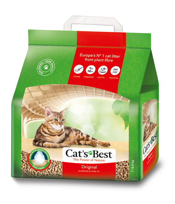 Cat´s Best Original kattströ – 4,3 kg