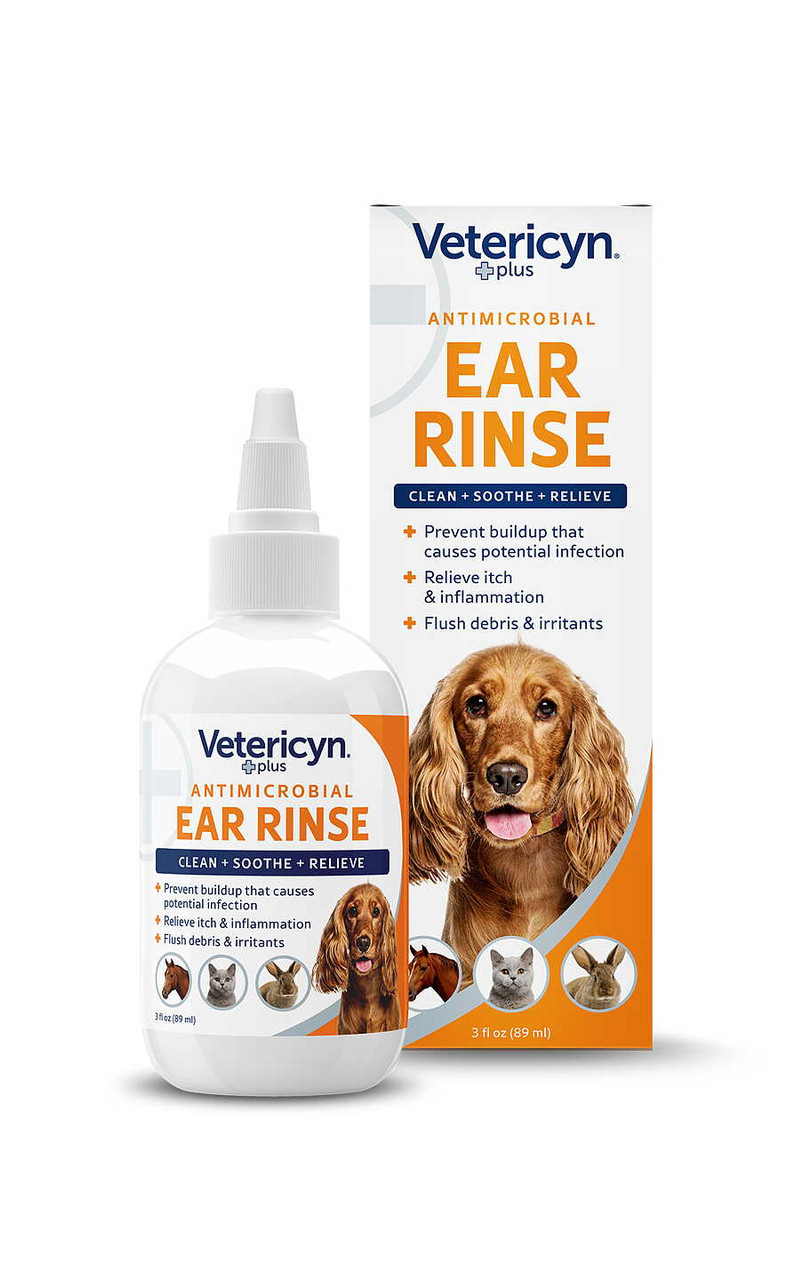 Vetericyn+ Antimikrobiell Öronrengöring - 89 ml | Djurtyp - Kanin - Kaninapotek - Öronvård | DogStyle
