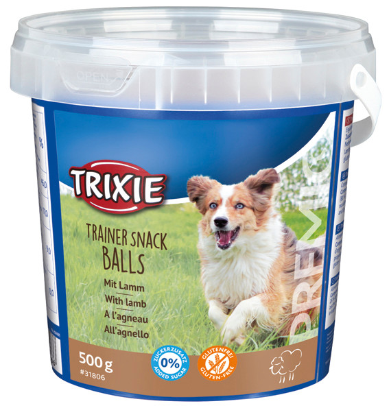 Trixie Snack Balls lamm godis för hund – 500 g