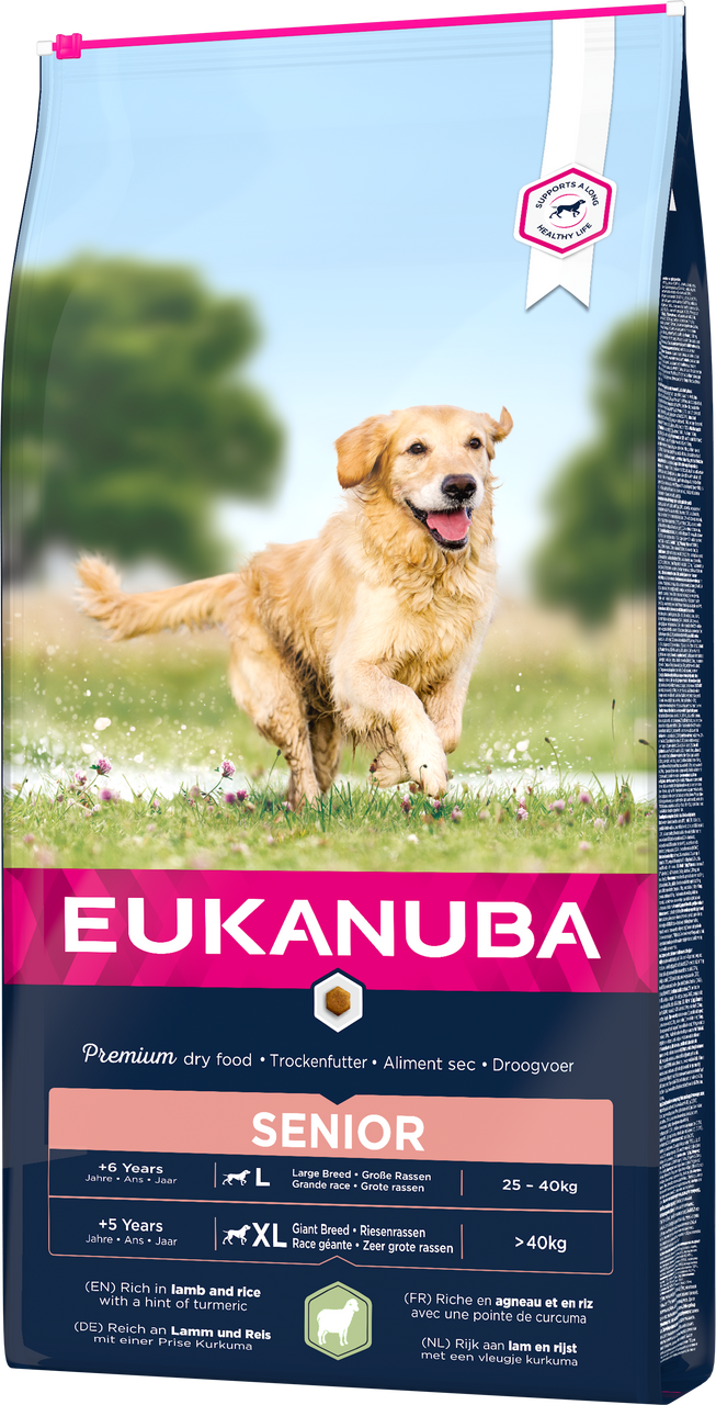 Eukanuba Senior Large & Giant Breed Lamb & Rice – 12 kg
