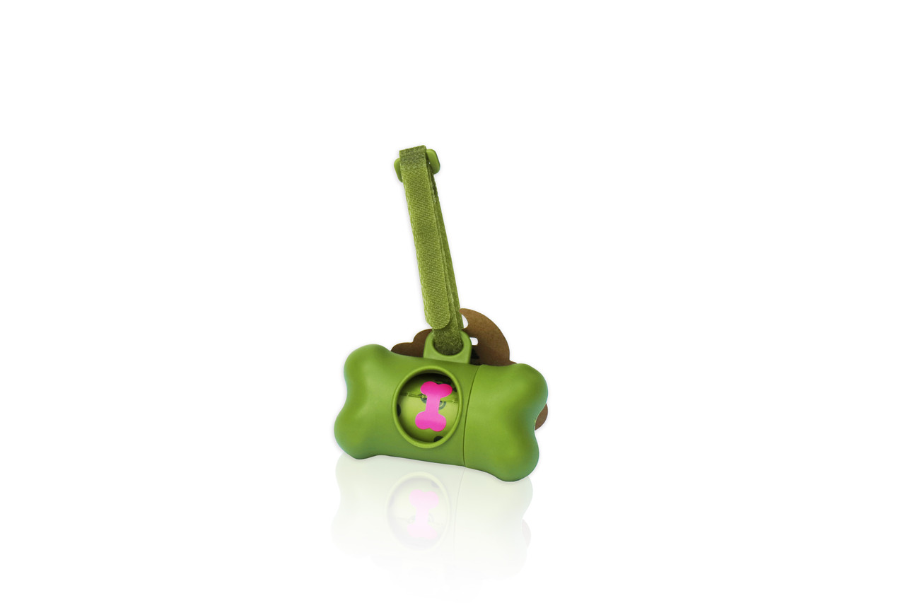 Bajspåsehållare med doftade påsar - 1 bajspåsehållare + 1 rulle Lavender bajspåsar