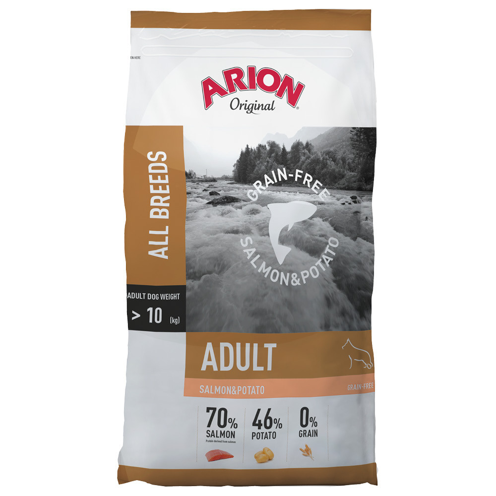 Grain Free Salmon & Potato hundfoder - 12 kg