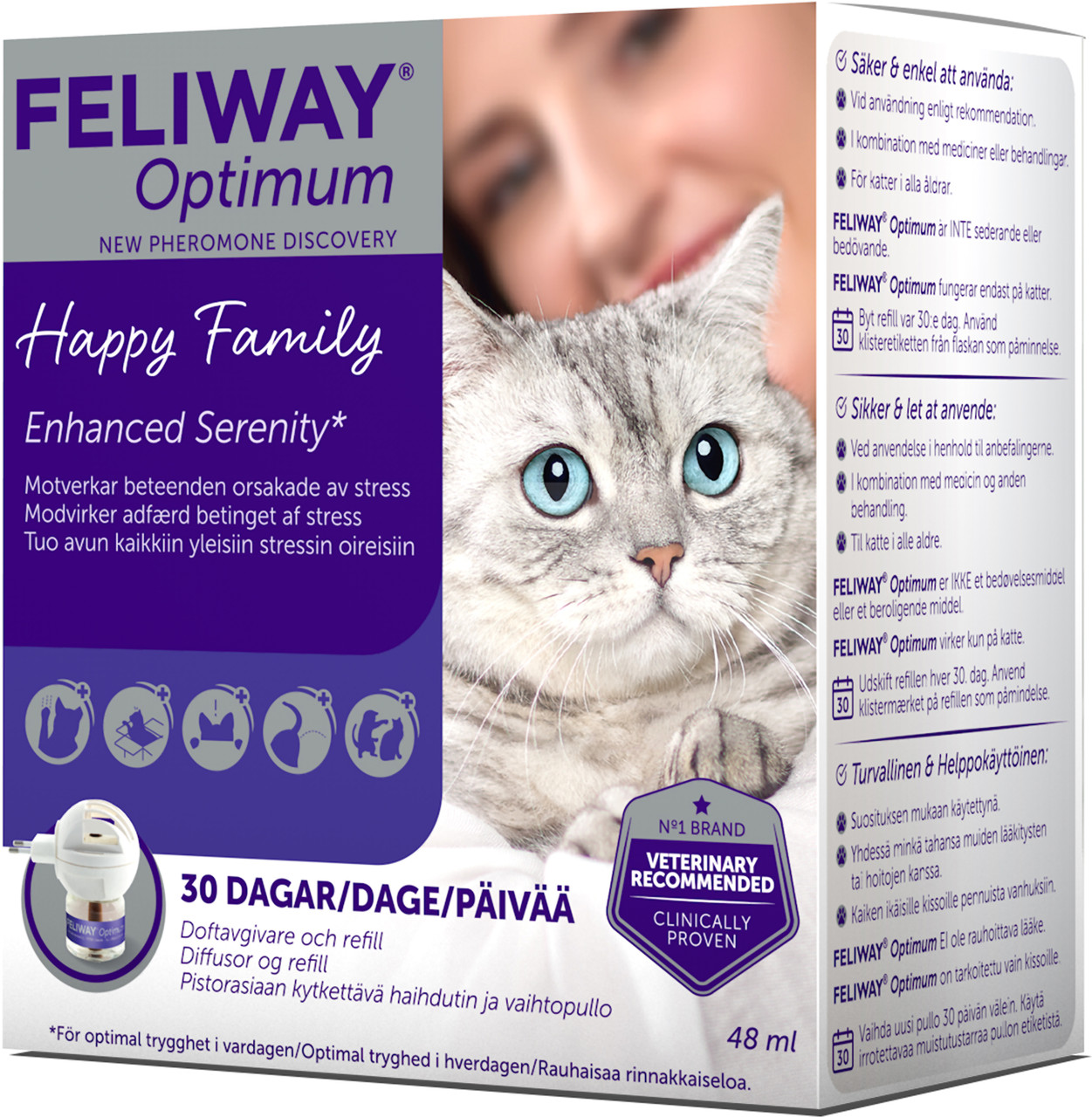 Feliway Optimum Doftavgivare – 48 ml