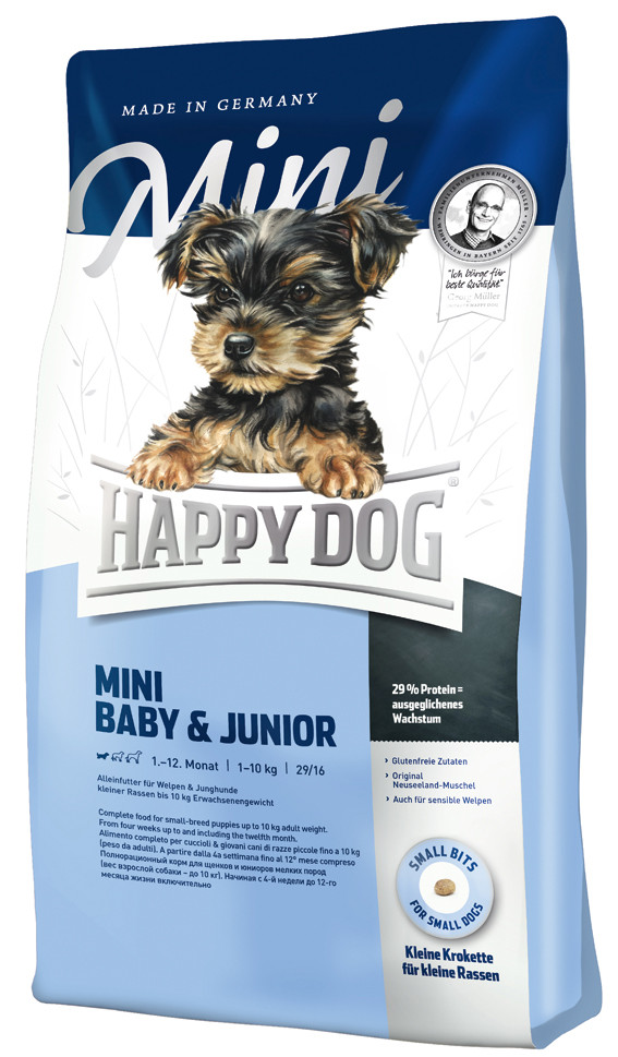 HappyDog Mini Baby & Junior – 4 kg