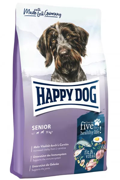 HappyDog Fit & Vital Senior Hundfoder – 4 kg