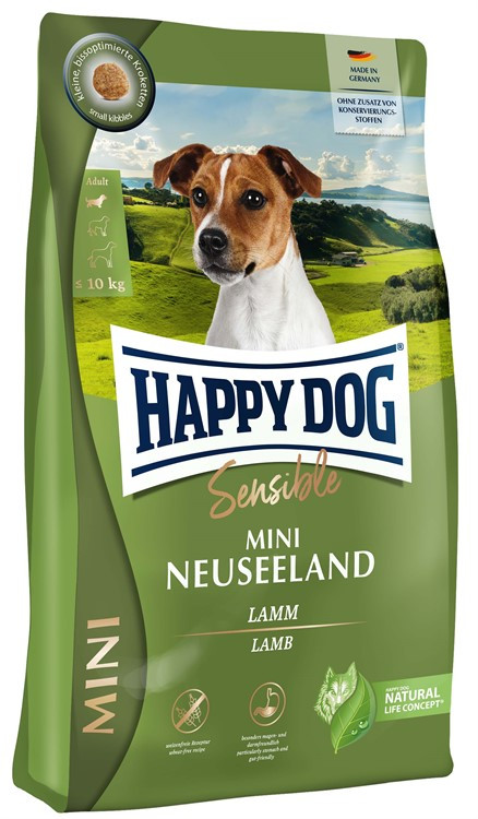 HappyDog Mini Sensitive Nueseeland – 4 kg