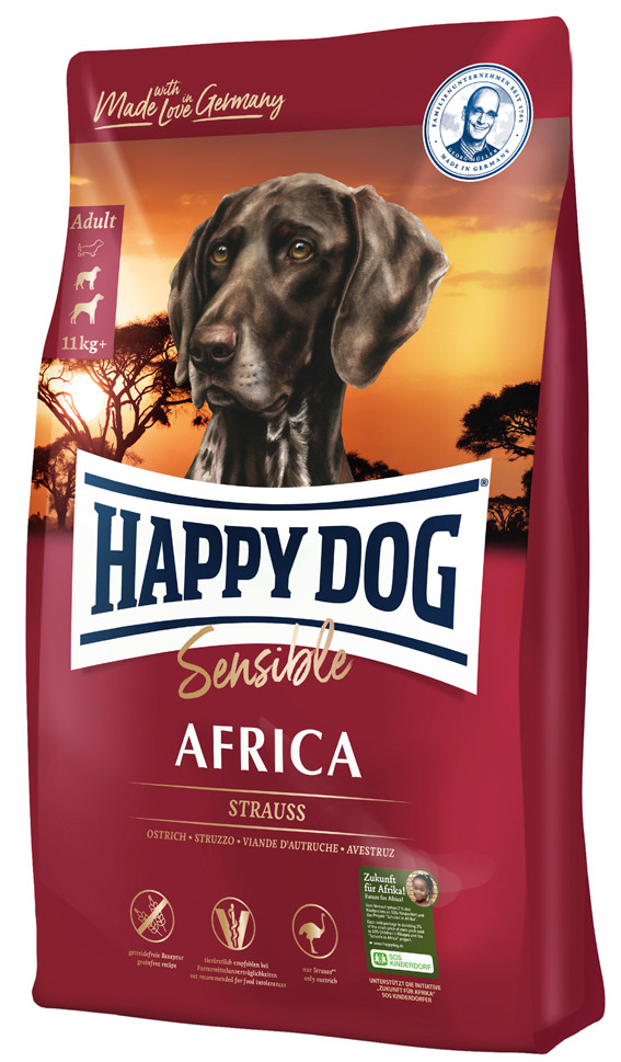 HappyDog Sensible Africa Hundfoder – 11 kg