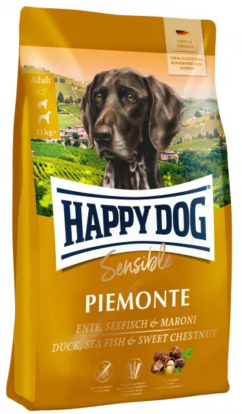 HappyDog Sensible Piemonte Hundfoder – 4 kg
