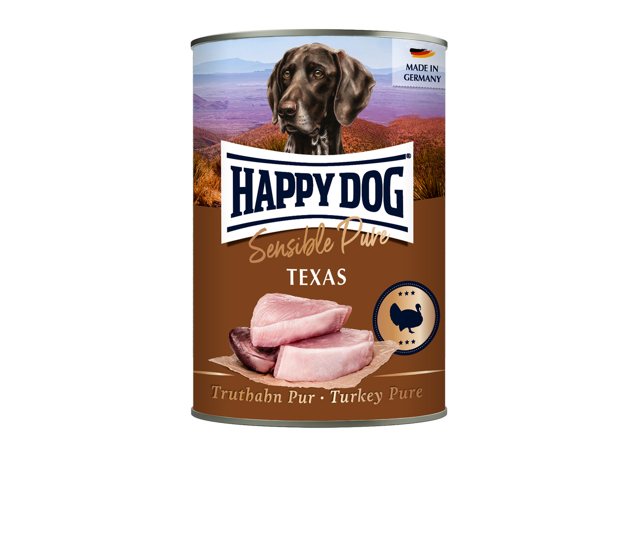 HappyDog Puré Grain Free Kalkon – 6 st x 400 g