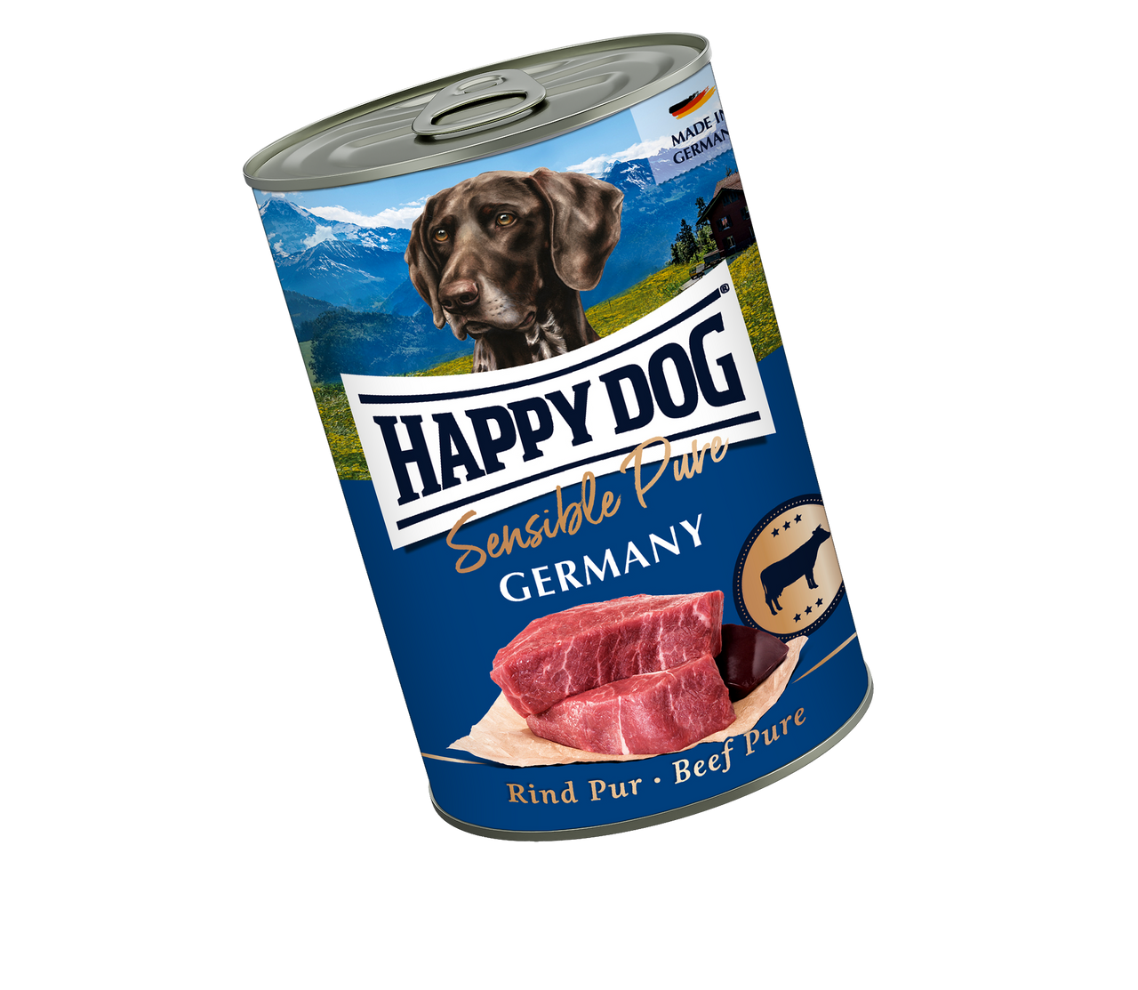 HappyDog Puré Grain Free Nötkött – 6 st x 400 g