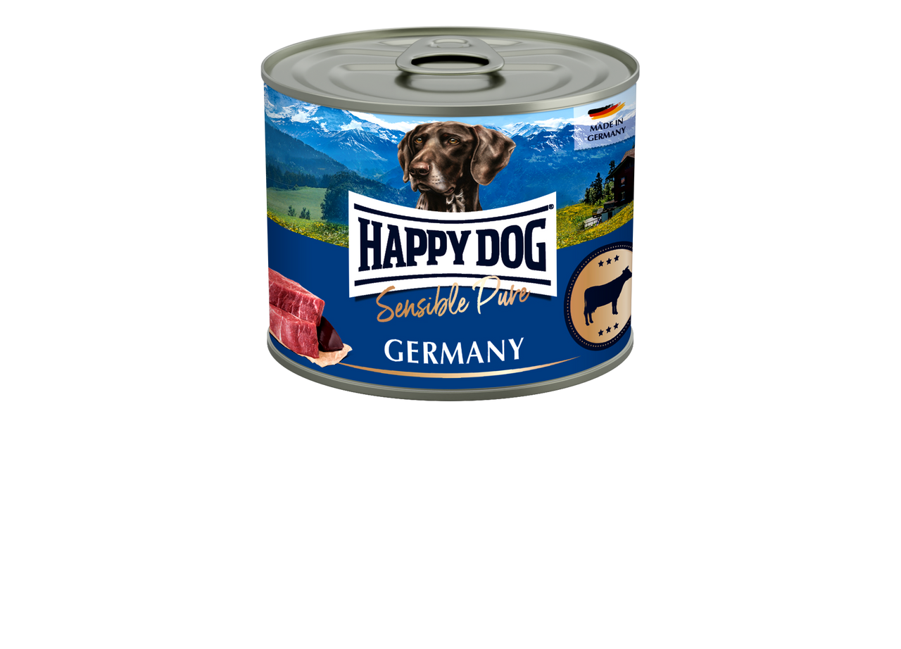 HappyDog Puré Grain Free Nötkött – 6 st x 200 g