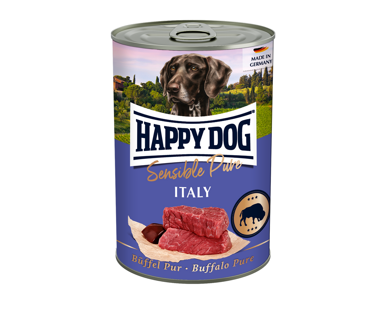 HappyDog Puré Grain Free Buffel – 6 st x 400 g