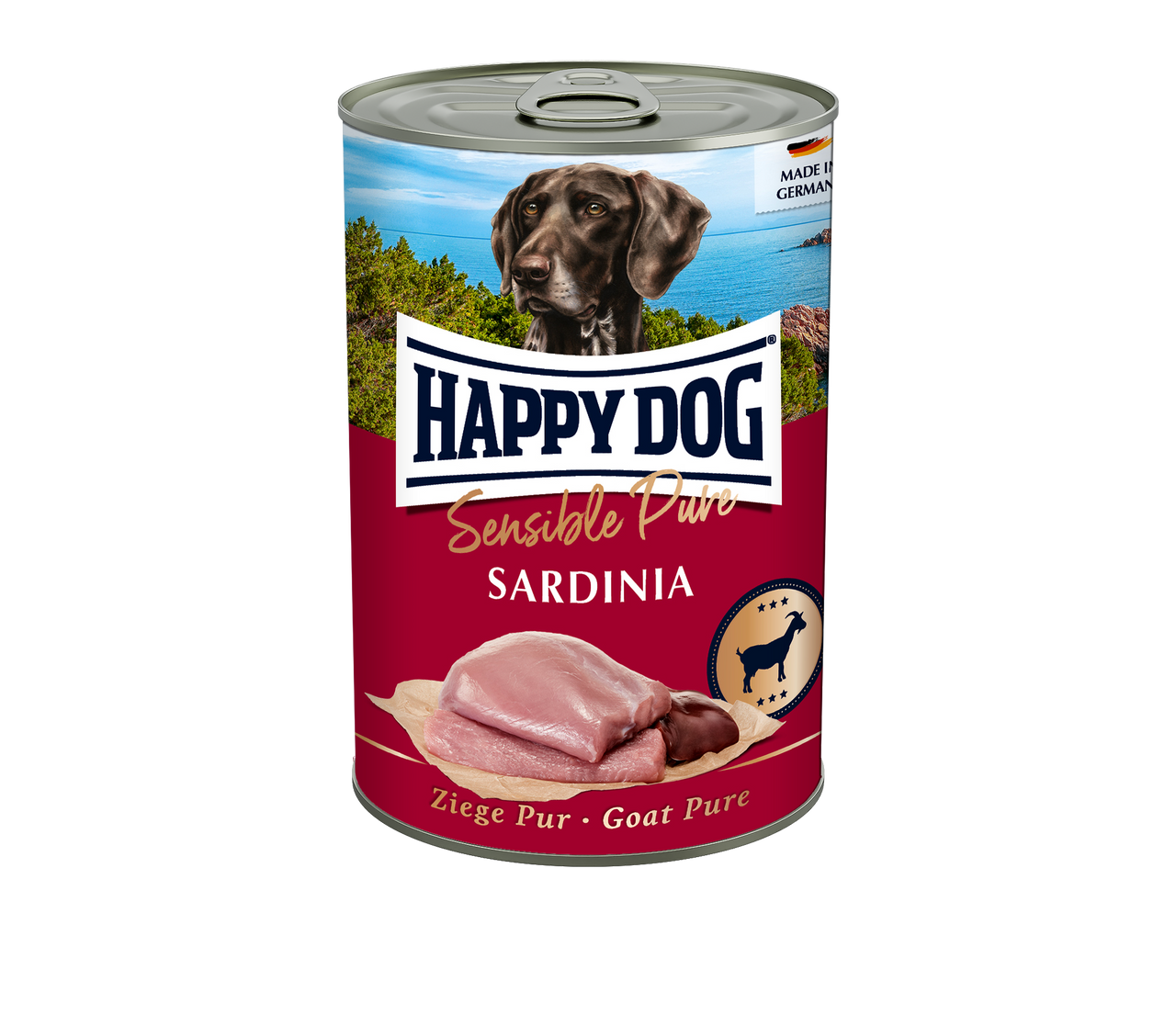 HappyDog Puré Grain Free Get – 12 st x 400 g