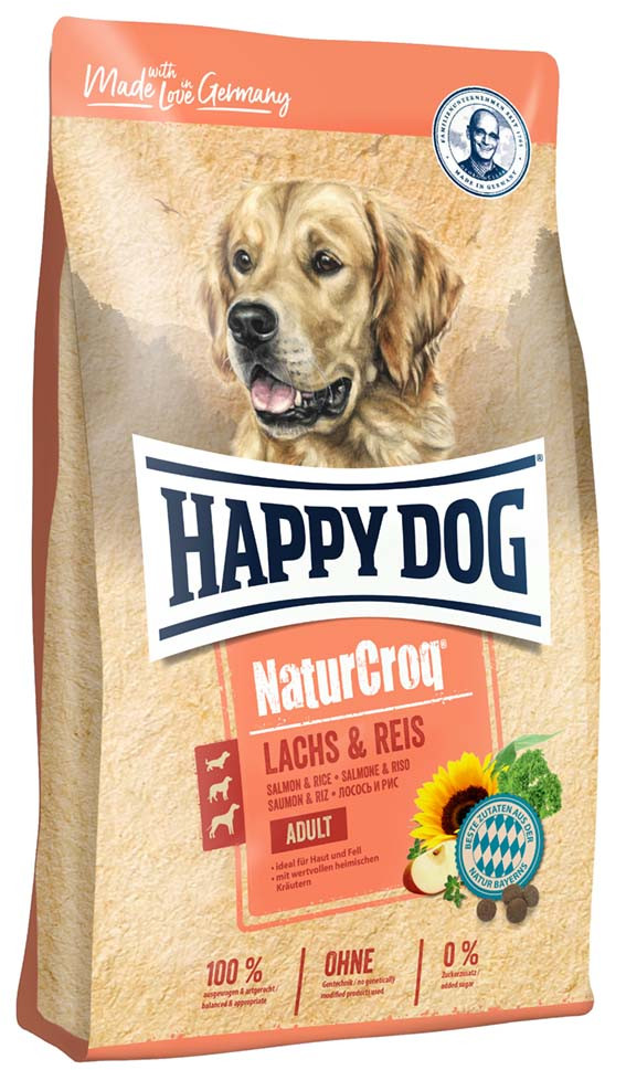 HappyDog NaturCroq Lax & Ris – 4 kg