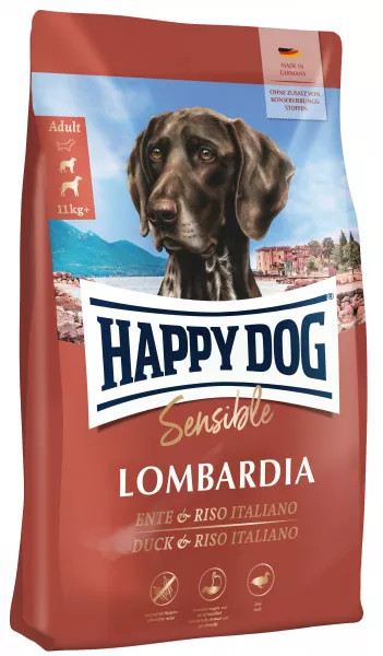 HappyDog Sensible Lombardia Hundfoder – 11 kg