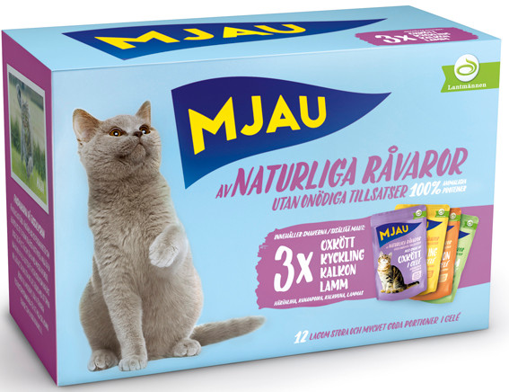 Kött i gelé Multipack Kattfoder - 12 x 85 g