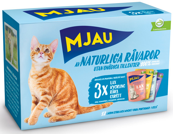 Kött & Fisk i gelé Multipack Kattfoder – 12 x 85 g