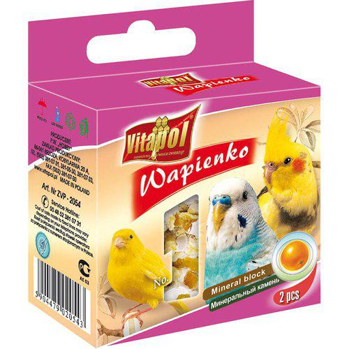 Mineralsten - Apelsin 190g | Djurtyp - Fågel - Fodertillskott | DogStyle