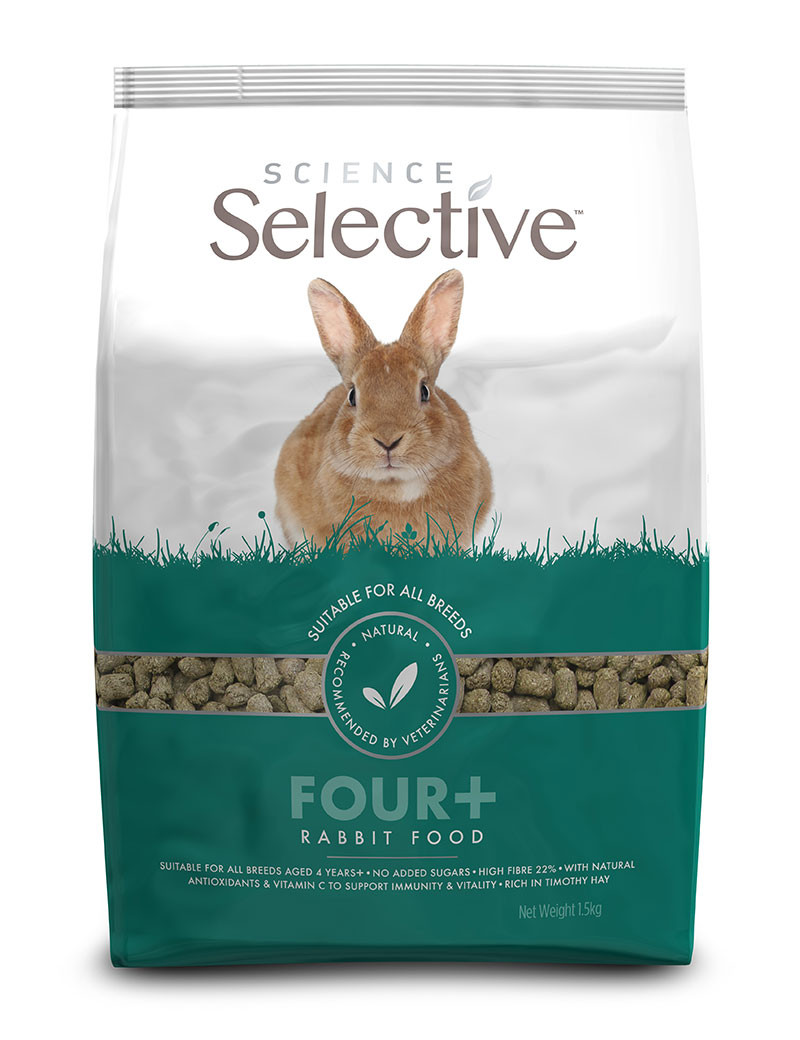 Selective Rabbit Four+ Foder – 1,5 kg