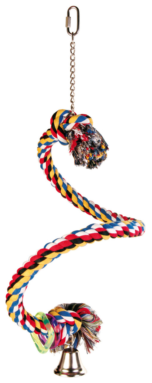 Fågelleksak Spiralrep - Fågelleksak | Djurtyp - Fågel - Fågelns hem - Fågelleksaker och Aktivering | DogStyle