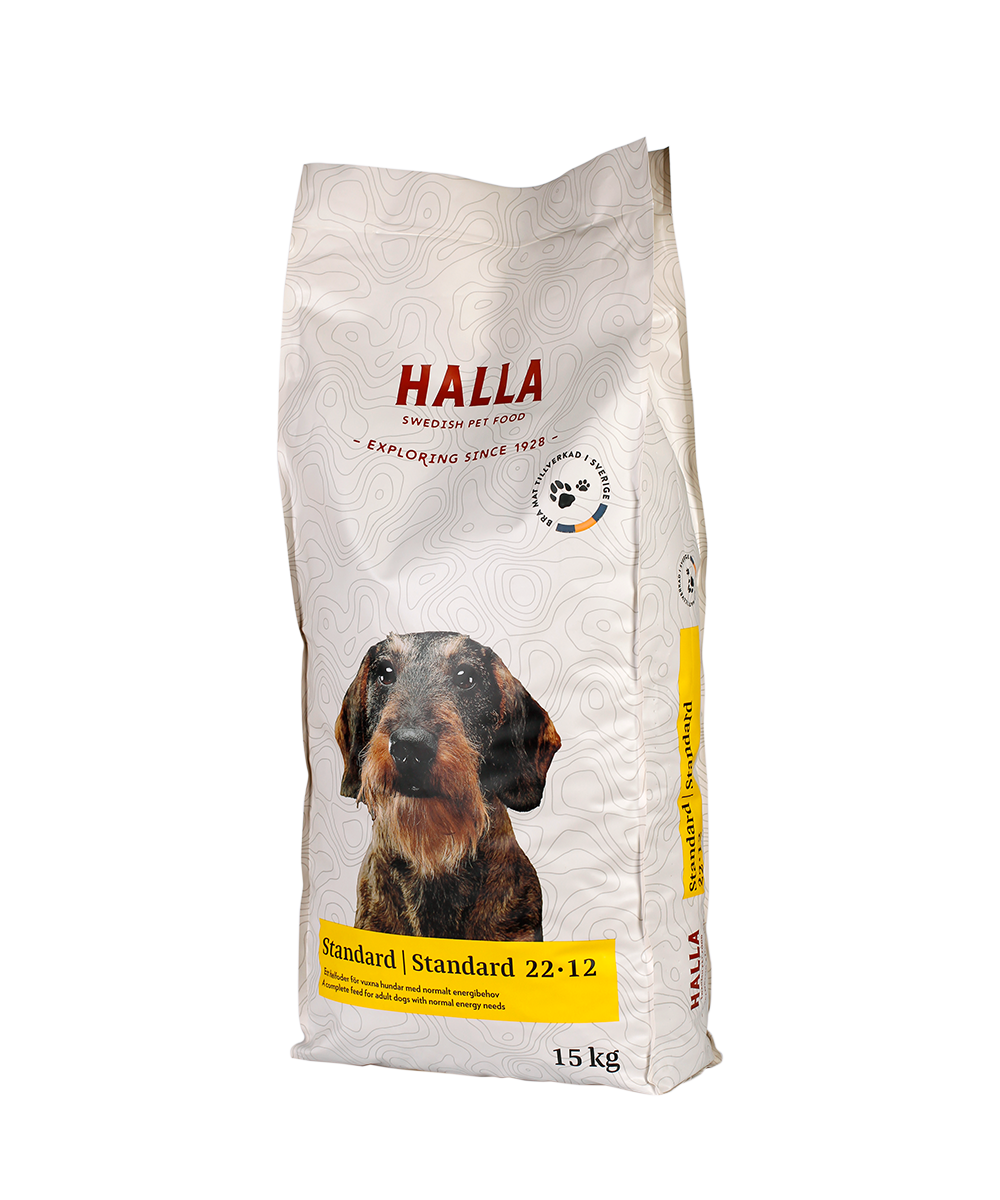 Halla Hundfoder Standard – 15 kg